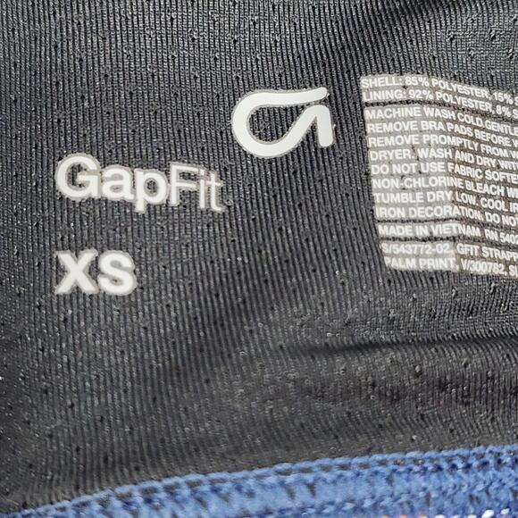 GapFit Strappy Sports Bra Low Support XS - Picture 9 of 9